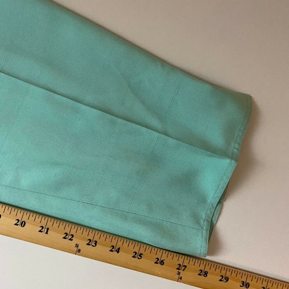 SHAMASK Pants 100% Silk Womens Size 2 Blue Bergdorf Goodman Relaxed - Picture 9 of 9